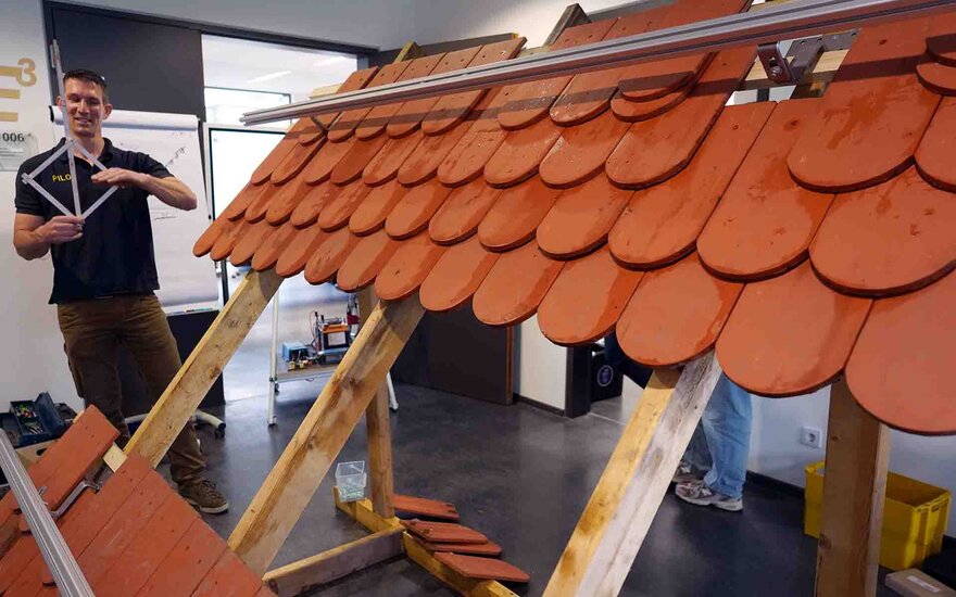 Prof. Dr. Kilian Hartmann beim Technik-trifft-Umwelt-Camp an der TH Aschaffenburg