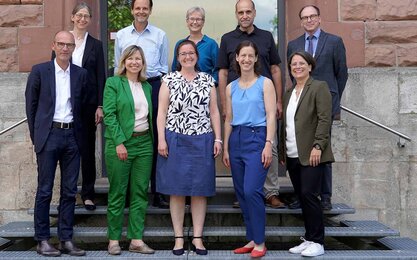 Zehn Professoren/Professorinnen aus dem Studiengang Mittelstandsmanagement.