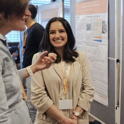 Doktorandin iDok präsentiert Poster