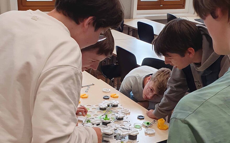 Schüler beim Technik-trifft-Umwelt-Camp 