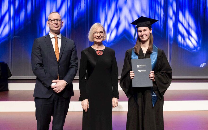 Sabrina Maier mit Abschluss Master of Science