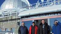 Wissenschaftler der TH AB auf dem Lomnický štít in der Slowakei