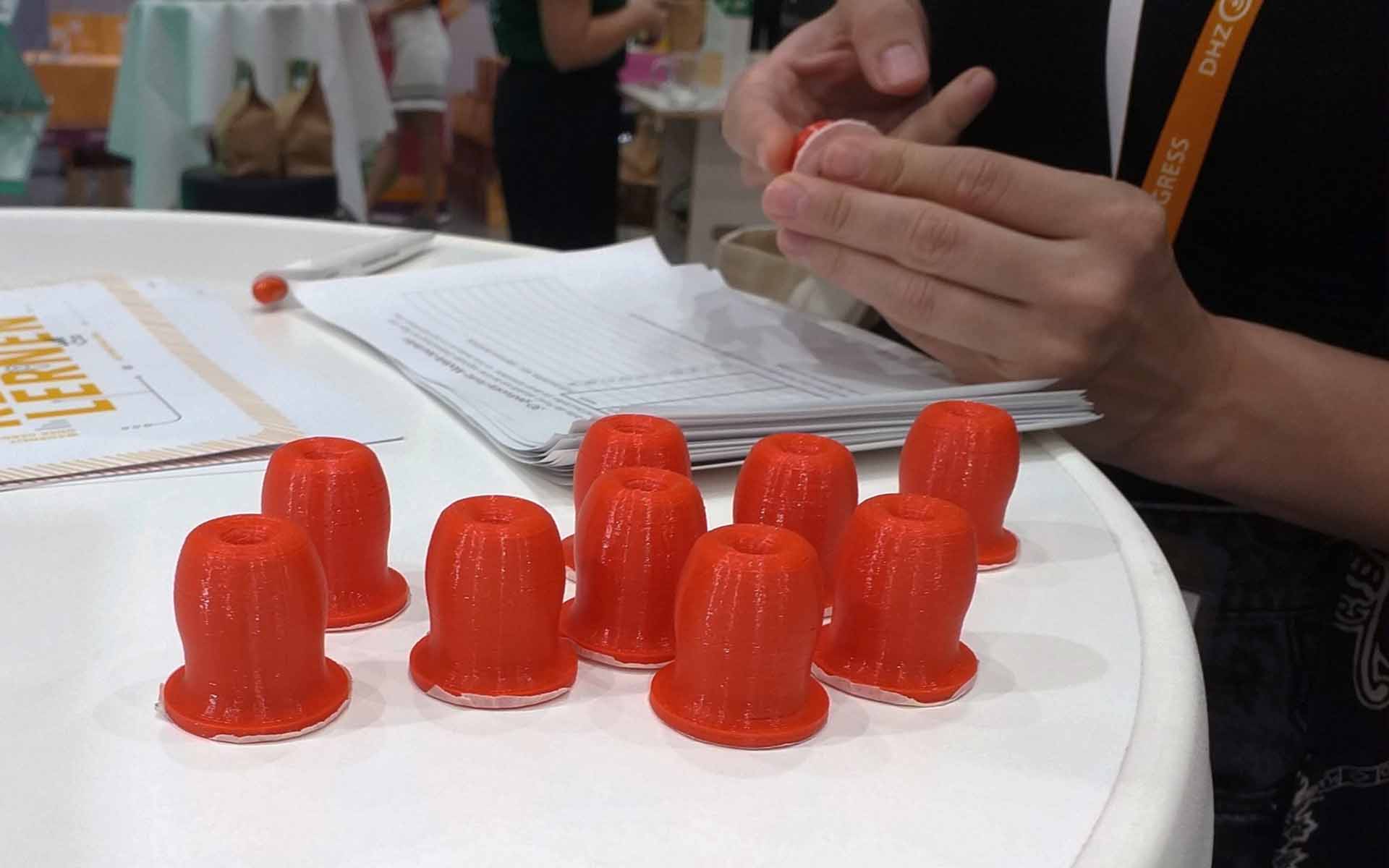 3D-gedruckte Modelle vom Muttermund