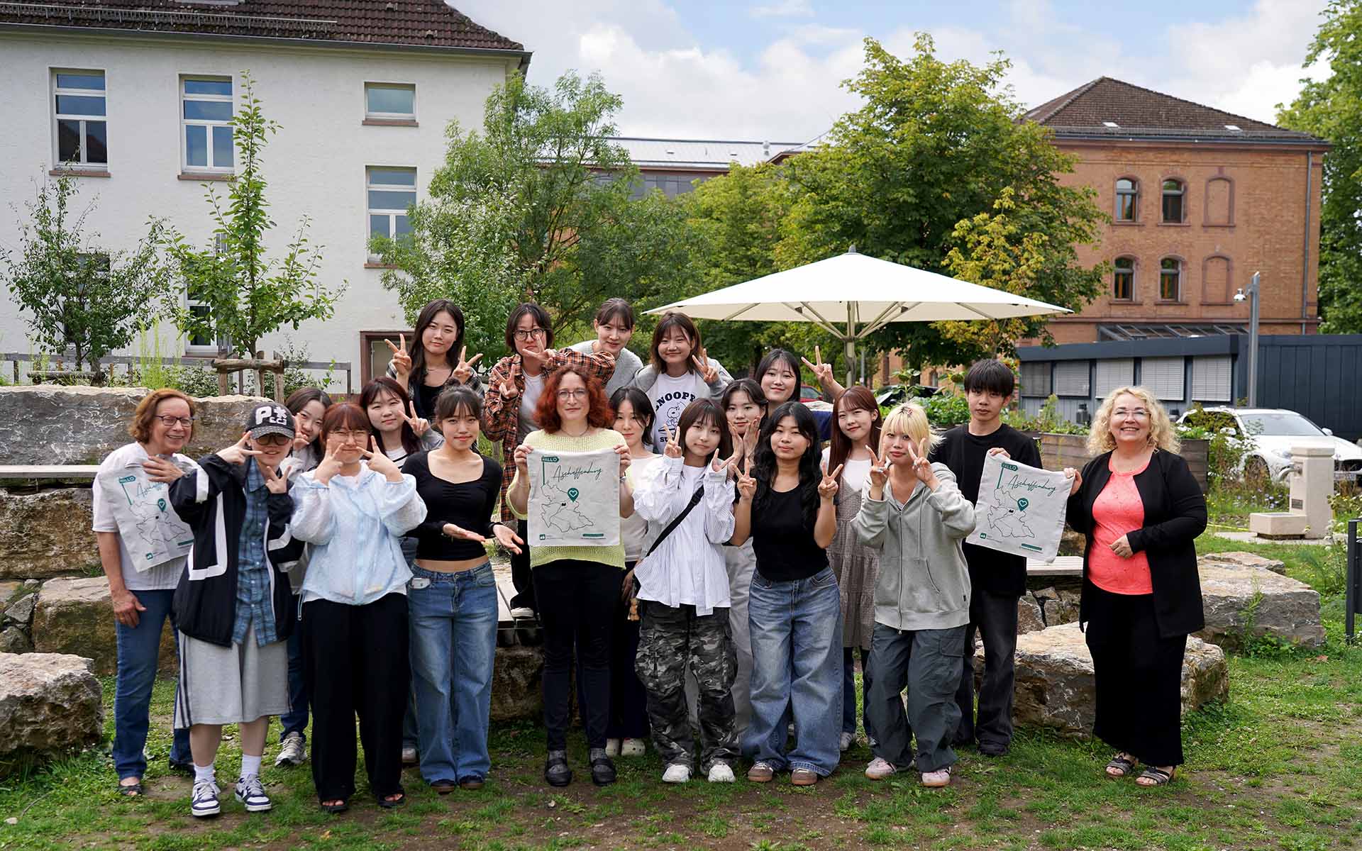 Teilnehmende beim Deutschintensivkurs 2025